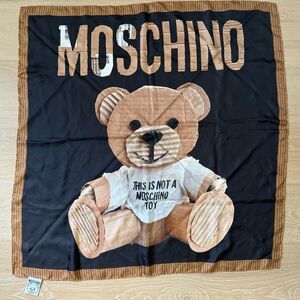 Moschino Foulard Silk Square Scarf